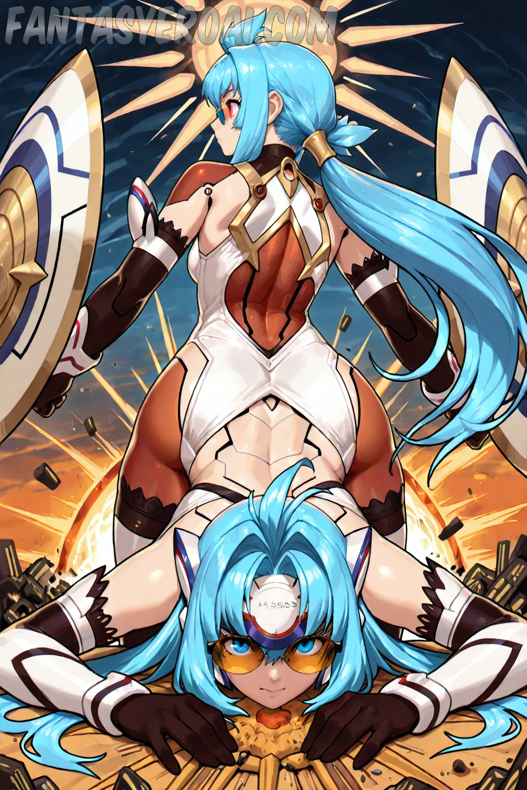 Arte hentai ilustración increíble de 3d Chicas Guapas Parte Siete generado por IA