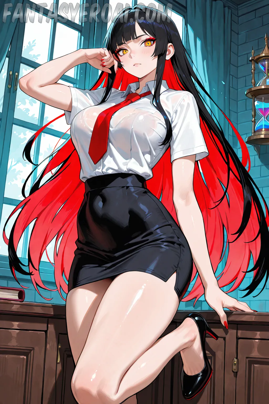 Arte hentai ilustración increíble de 3d Erotica De Chicas Lindas Parte Ocho generado por IA