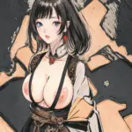 Arte hentai ilustración increíble de Abigail Mac Y Amiga generado por IA