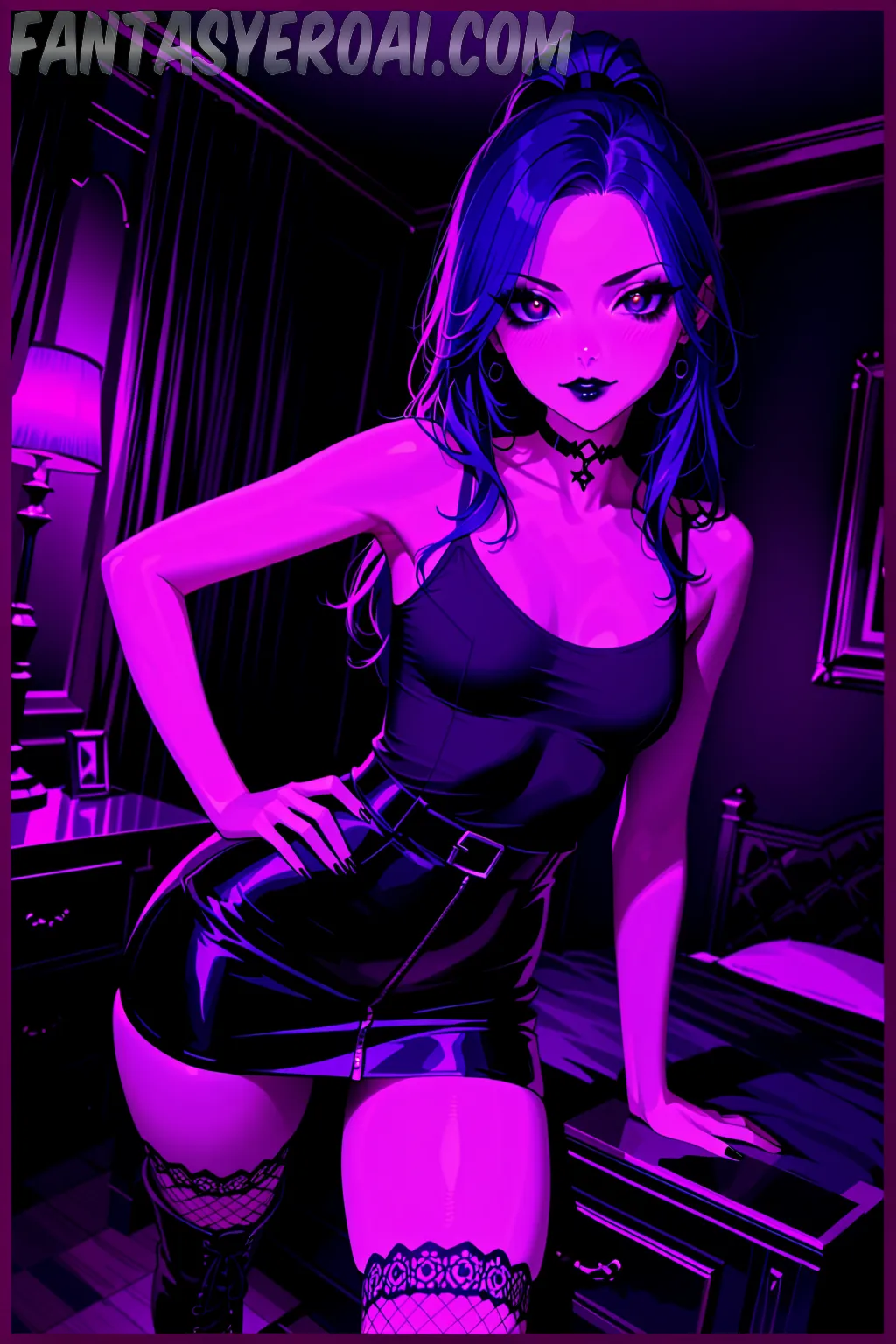 Arte hentai ilustración increíble de Adele Desnuda generado por IA