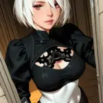 Arte hentai ilustración increíble de Admin Header generado por IA