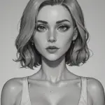 Arte hentai ilustración increíble de Adolescente Modelo Asiatica generado por IA