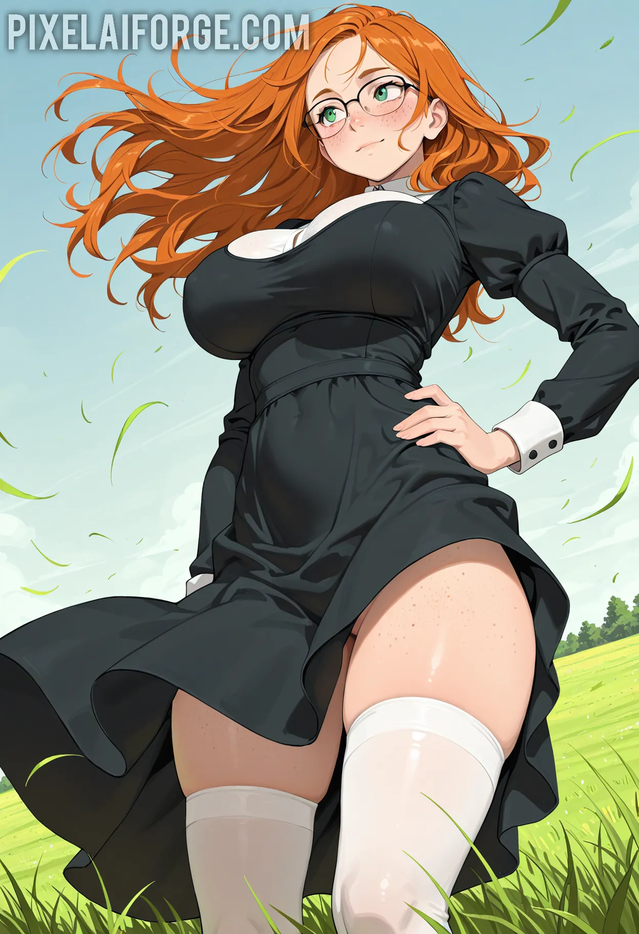 Arte hentai ilustración increíble de Adolescentes Guapas Y Sexy De Coleccion Doce generado por IA