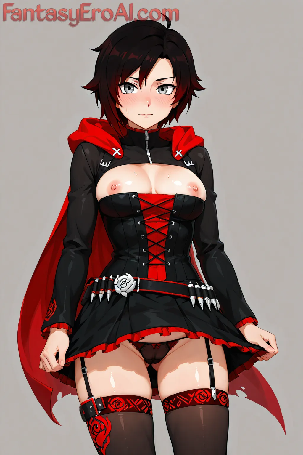 Arte hentai ilustración increíble de Adolescentes Lanzadas generado por IA