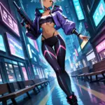 Arte hentai ilustración increíble de Adolescentes Sexy Y Desnudas En Parte Once generado por IA