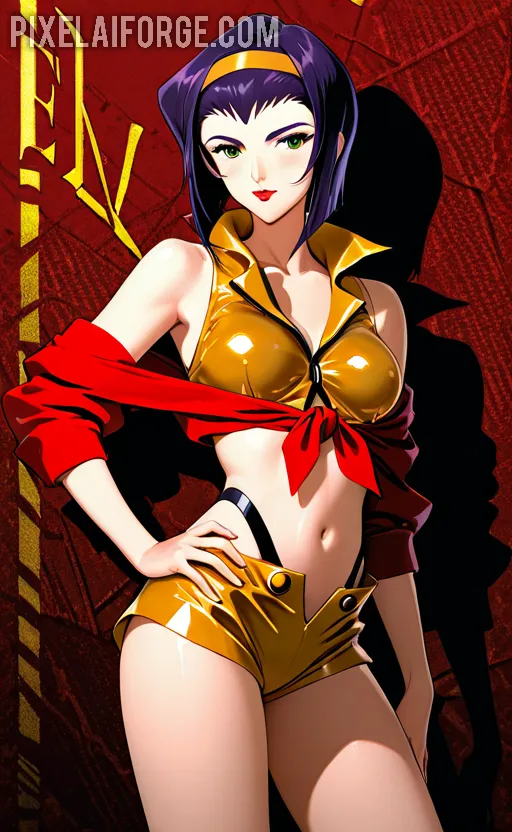 Arte hentai ilustración increíble de Adrienn Levai En Tanga Negra Y Cono Suave generado por IA