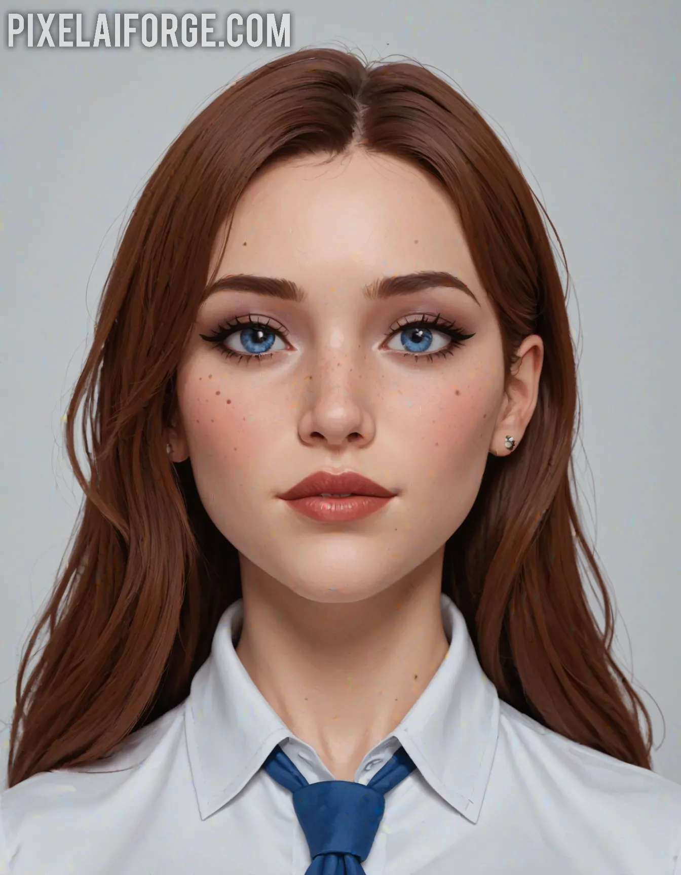 Arte hentai ilustración increíble de Afeitada Rubia Bebe Erica Con Medias Y Cono Regordete generado por IA