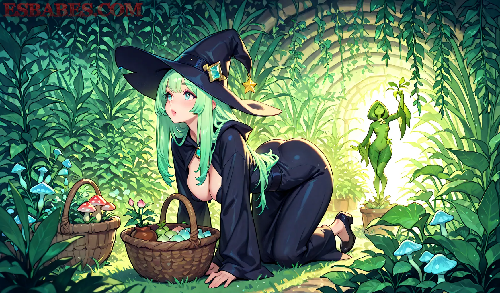 Arte hentai ilustración increíble de Agradables Modelos Sexy Mostrando Las Tetas Cuatro generado por IA