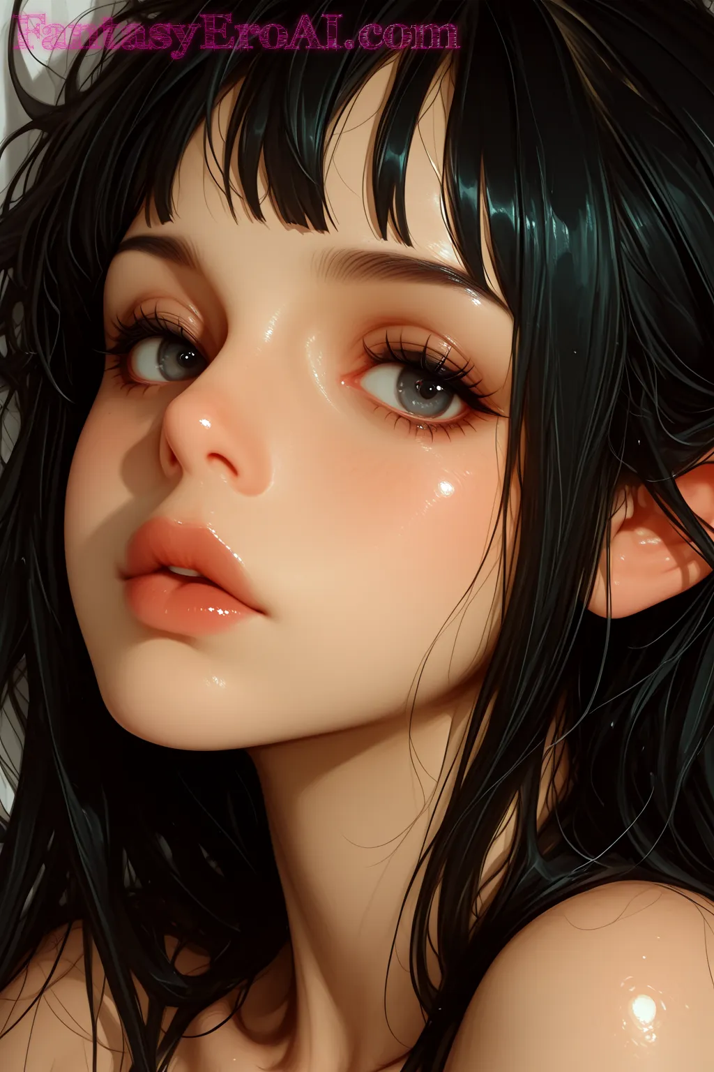 Arte hentai ilustración increíble de Agradables Modelos Sexy Mostrando Las Tetas Siete generado por IA