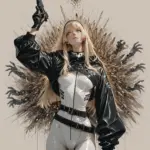 Arte hentai ilustración increíble de Agradables Mujeres Mulatas Desnudas generado por IA