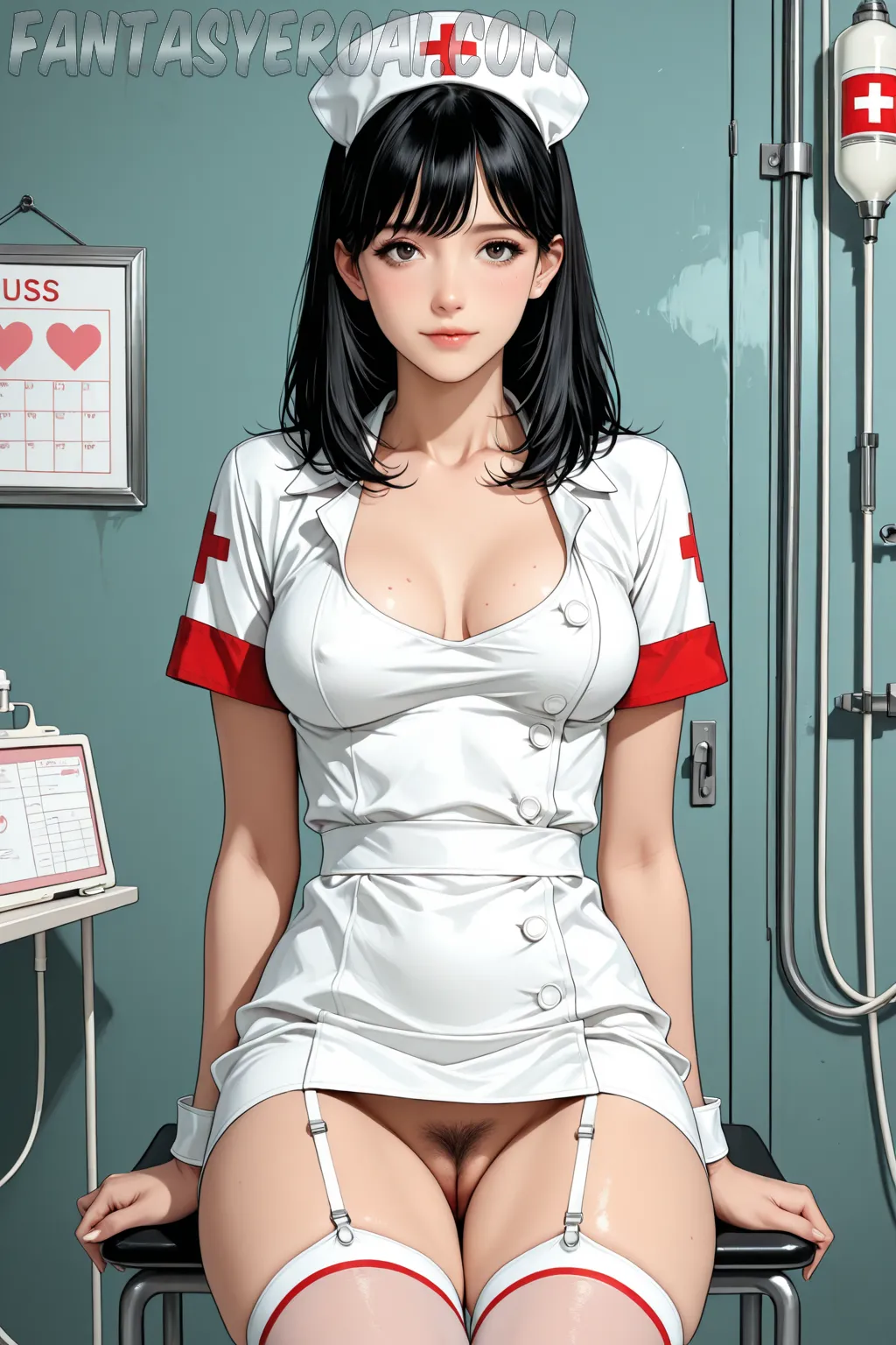 Arte hentai ilustración increíble de Ai Fantasy Garde generado por IA