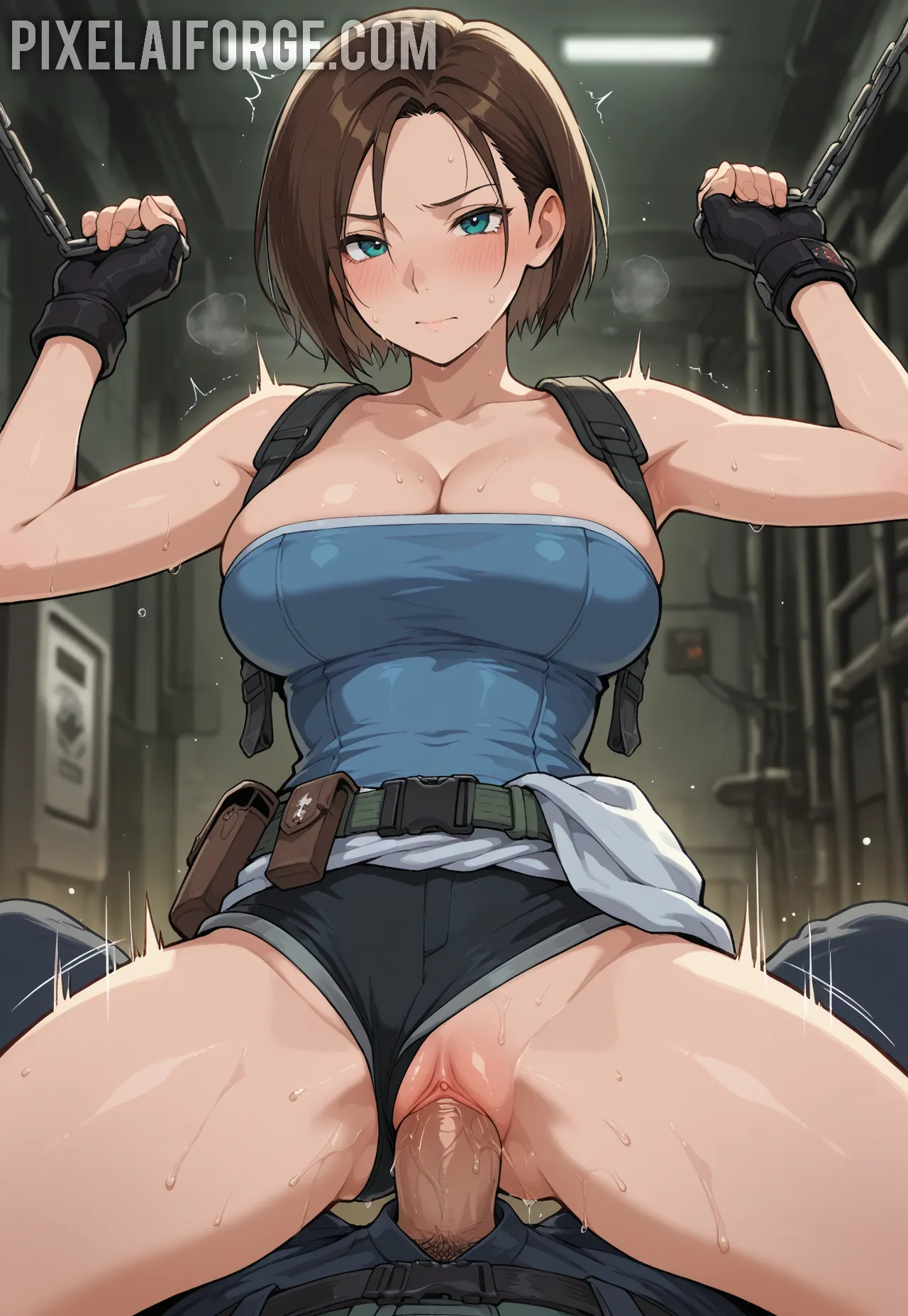 Arte hentai ilustración increíble de Ai Fantasy Garden Girls Vol Nueve generado por IA