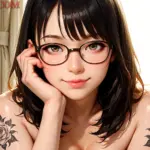 Arte hentai ilustración increíble de Ai Sayama Sexy Asian Slut generado por IA