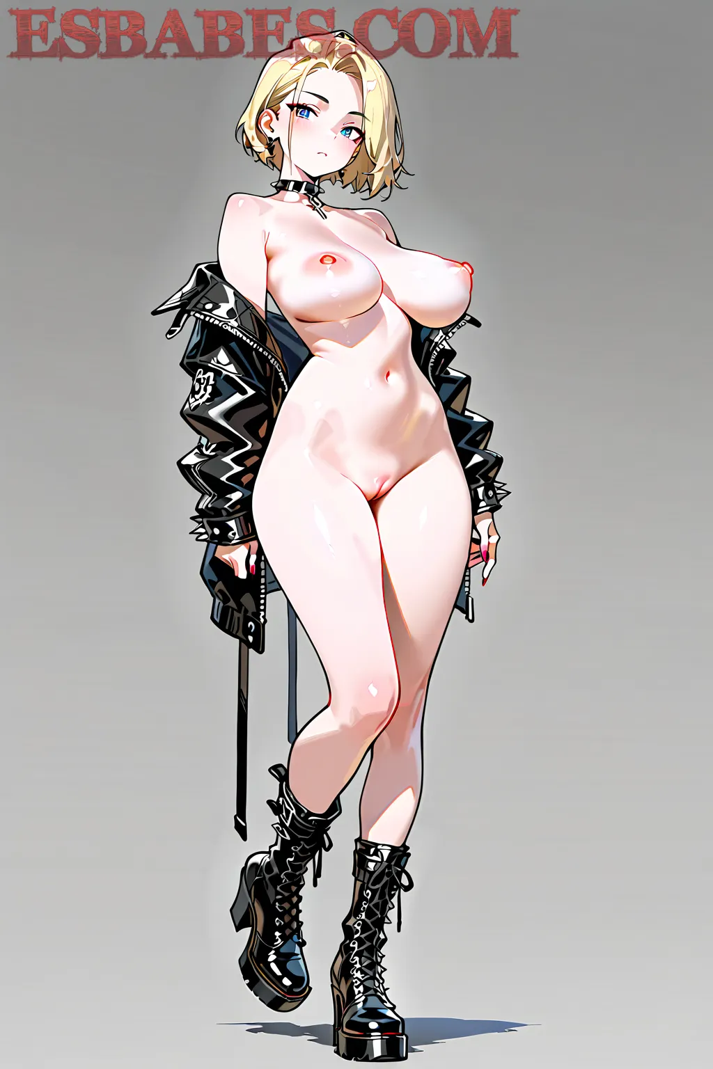 Arte hentai ilustración increíble de Aleksa Una Hermosa Modelo Desnuda Para Ti generado por IA