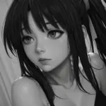 Arte hentai ilustración increíble de Alex Coal Desnuda Y Hermosa generado por IA