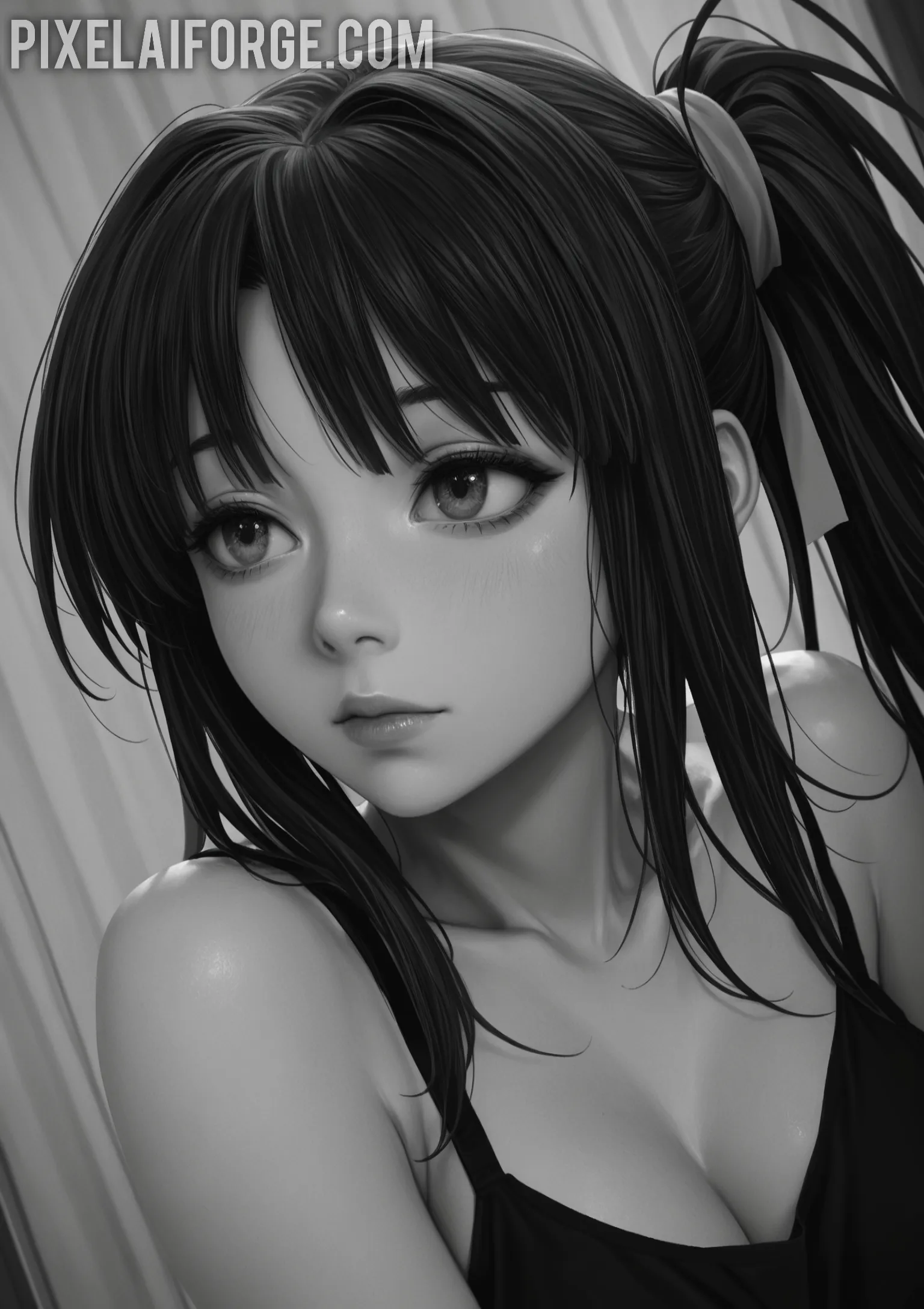 Arte hentai ilustración increíble de Alex Coal Desnuda Y Hermosa generado por IA