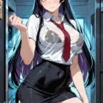 Arte hentai ilustración increíble de Alexa Thomas generado por IA