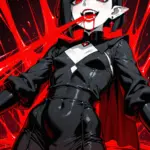 Arte hentai ilustración increíble de Alexy Sky Orejas Y Peluca Pelirroja generado por IA