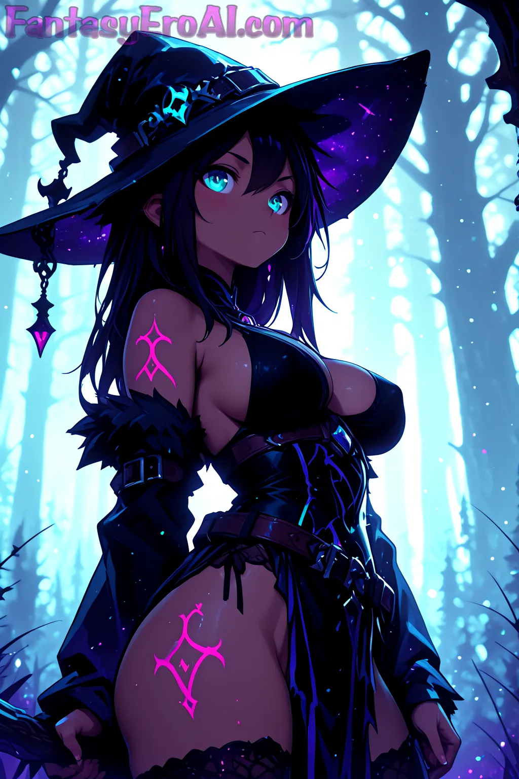 Arte hentai ilustración increíble de Alissa Foxy Desnuda Mostrando Su Rico Cono generado por IA