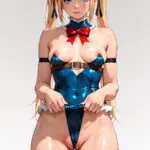 Arte hentai ilustración increíble de Alley Baggett Horny generado por IA