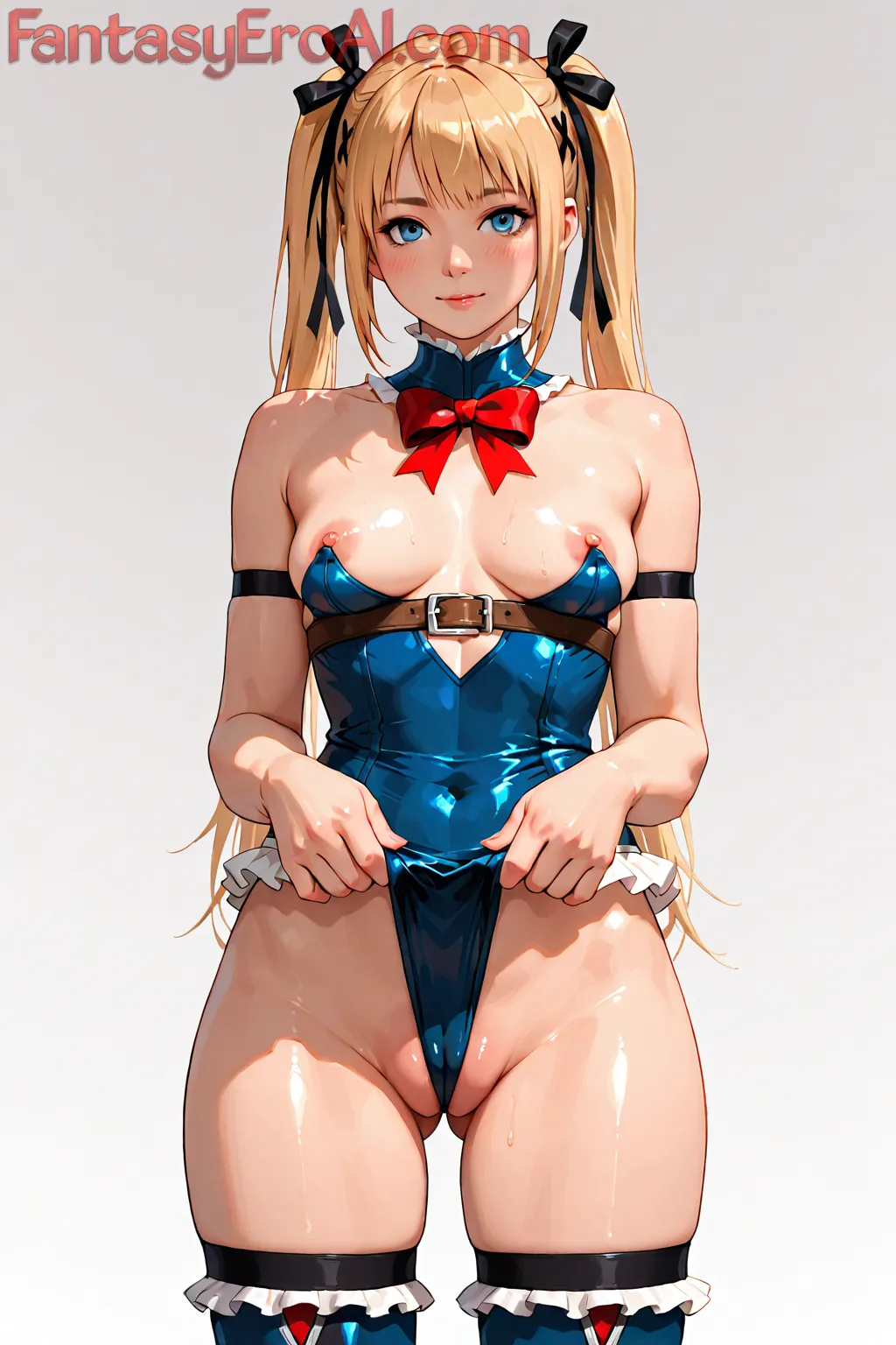 Arte hentai ilustración increíble de Alley Baggett Horny generado por IA