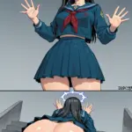 Arte hentai ilustración increíble de Amateur Naked Mulatas generado por IA