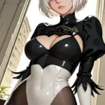 Arte hentai ilustración increíble de Amateur Sexy Brunette generado por IA