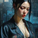 Arte hentai ilustración increíble de Amateur Y Sus Conos generado por IA