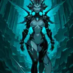 Arte hentai ilustración increíble de Amazing Beauty Aleta Ocean generado por IA