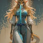 Arte hentai ilustración increíble de Ana King generado por IA