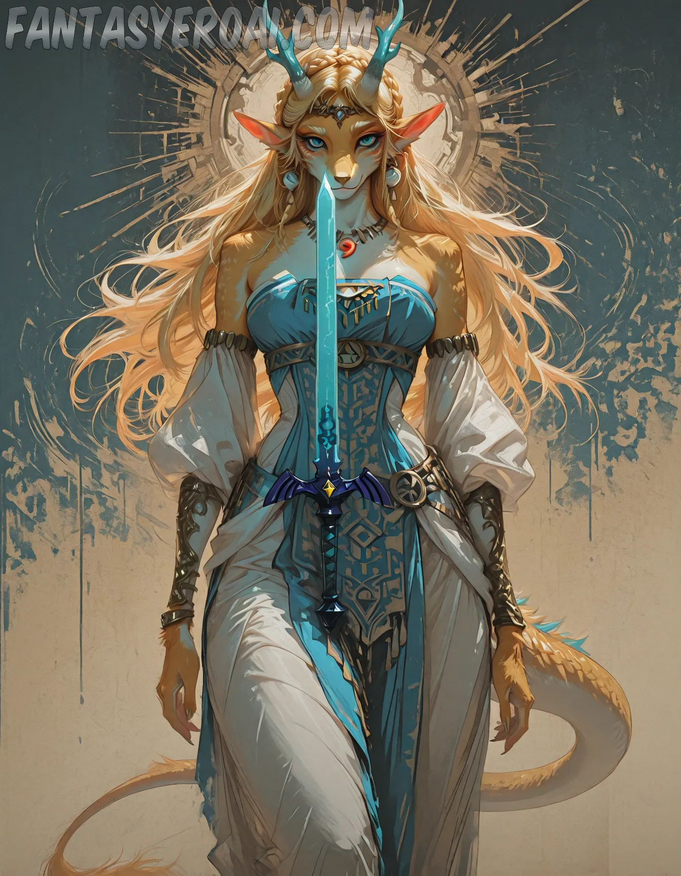 Arte hentai ilustración increíble de Ana King generado por IA