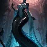 Arte hentai ilustración increíble de Ana Lucia Lopes Desnuda Brasilena generado por IA