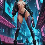 Arte hentai ilustración increíble de Ana Rica Y Sus Enormes Tetas generado por IA