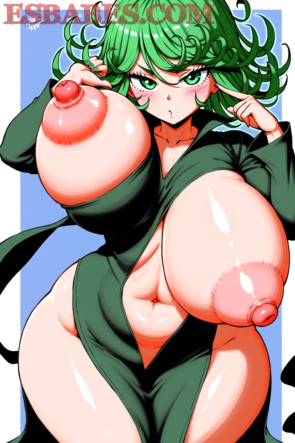 Arte hentai ilustración increíble de Ancilla Tilia En Sus Medias De Latex generado por IA
