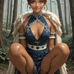 Arte hentai ilustración increíble de Angela Sommers Desnuda Y Dulce Estrella generado por IA