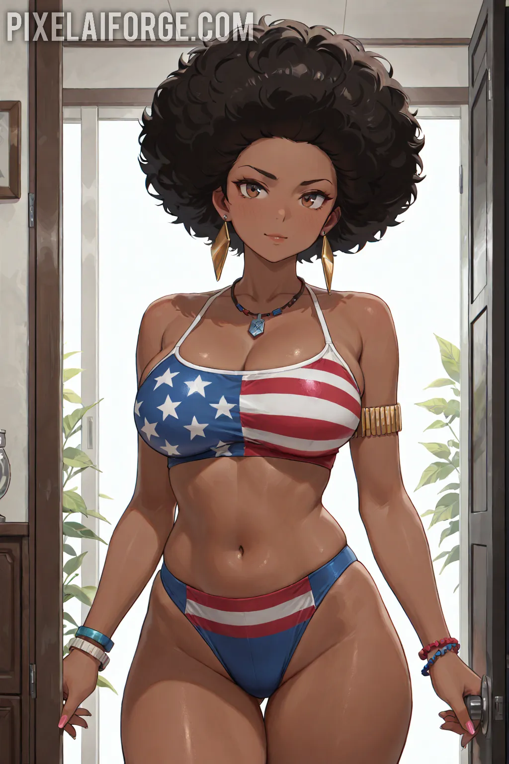 Arte hentai ilustración increíble de Angeles Desnudas Y Sexy Del Dia Dos generado por IA