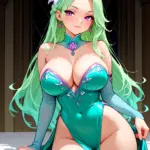 Arte hentai ilustración increíble de Animales Fantasticos generado por IA