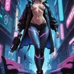 Arte hentai ilustración increíble de Anime Anime Expo Isekai Tentacle Tsundere generado por IA