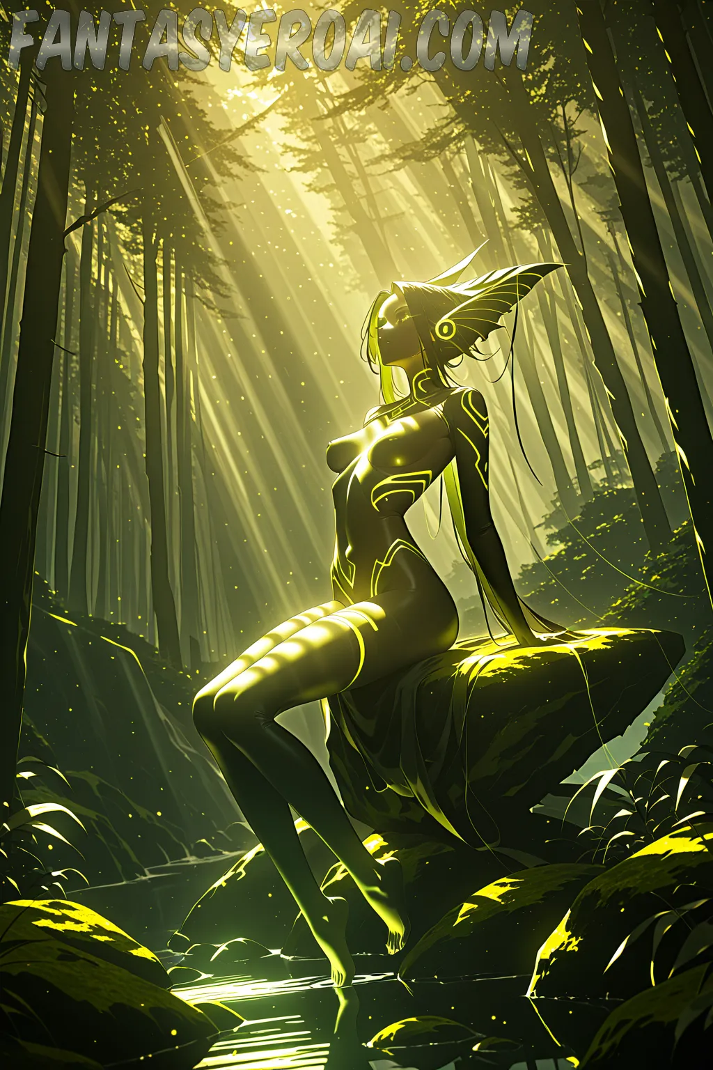 Arte hentai ilustración increíble de Anime Anime Series Haikyuu Yaoi Bishounen generado por IA