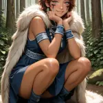 Arte hentai ilustración increíble de Anime Apothecary Diaries Dandadan Anime Season Anime Conventions generado por IA