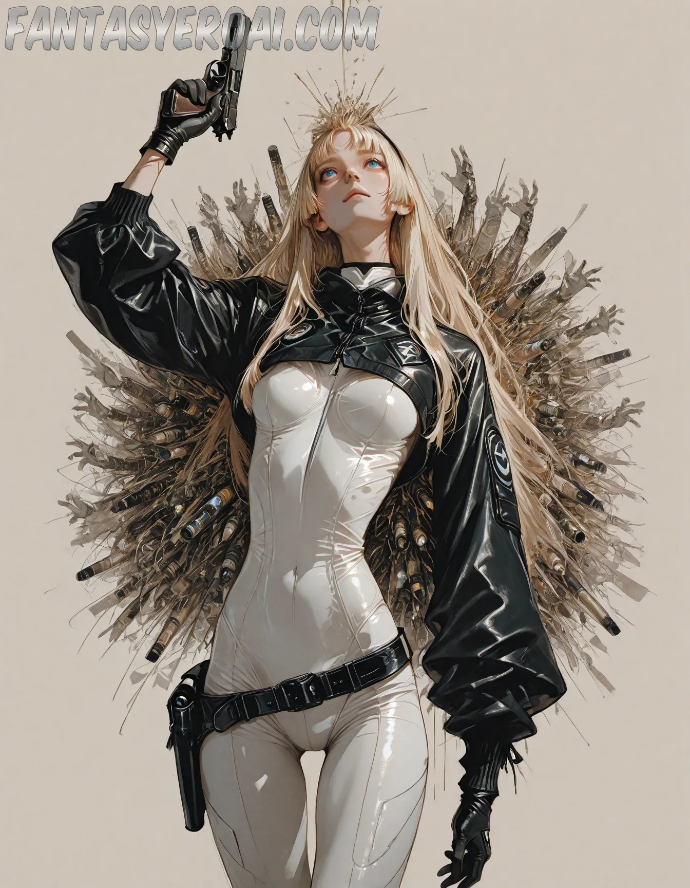 Arte hentai ilustración increíble de Anime Best Anime Gojo Satoru Death Note Kawaii generado por IA