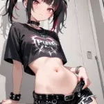 Arte hentai ilustración increíble de Anime Characters Anime 2025 Kawaii Bara Maid generado por IA