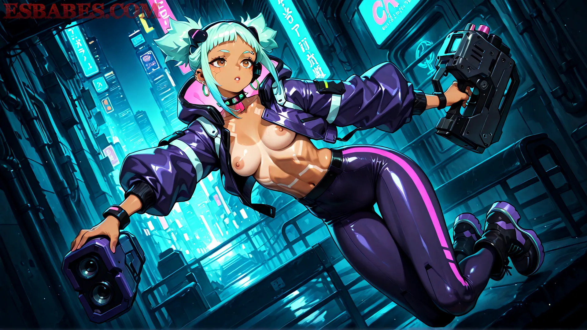 Arte hentai ilustración increíble de Anime Characters Anime Edit Lazarus Shonen Seinen generado por IA