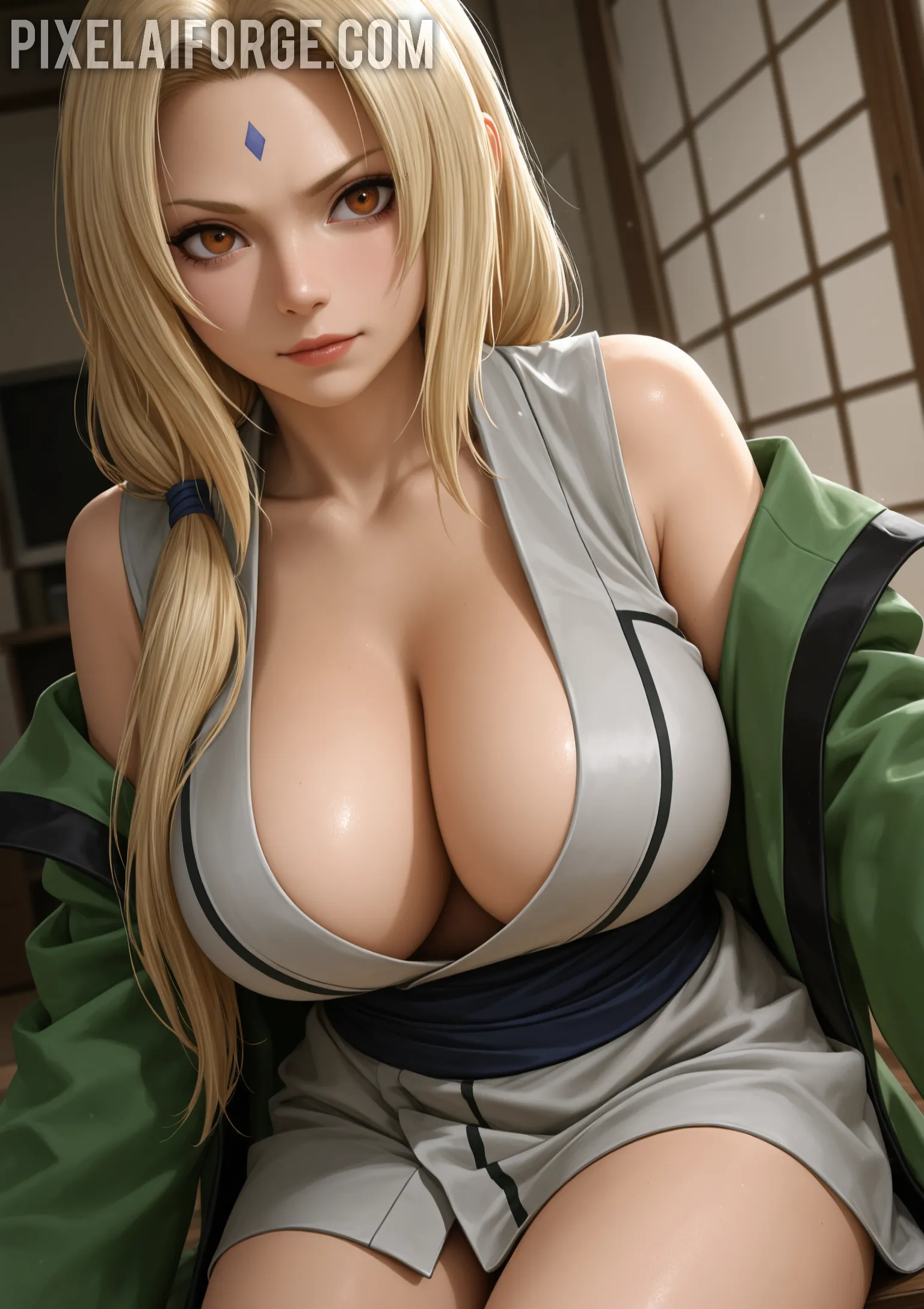 Arte hentai ilustración increíble de Anime Characters Chainsaw Man Anime News Shotacon Yandere generado por IA