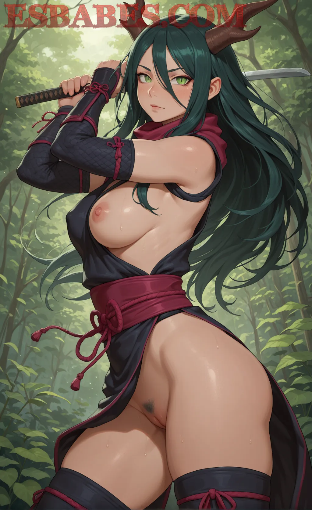 Arte hentai ilustración increíble de Anime Characters Cowboy Bebop Seinen Amv Ecchi generado por IA