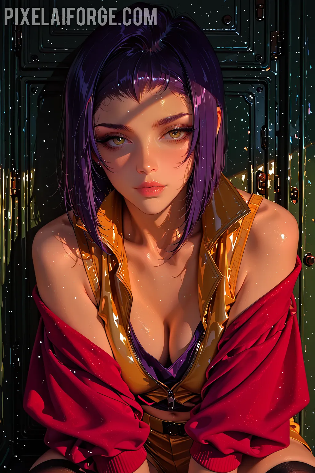 Arte hentai ilustración increíble de Anime Characters Crunchyroll Seinen Anime Dubbed Tentacle generado por IA