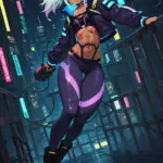 Arte hentai ilustración increíble de Anime Characters Hidive Anime Streaming Eren Yeager Shounen Ai generado por IA