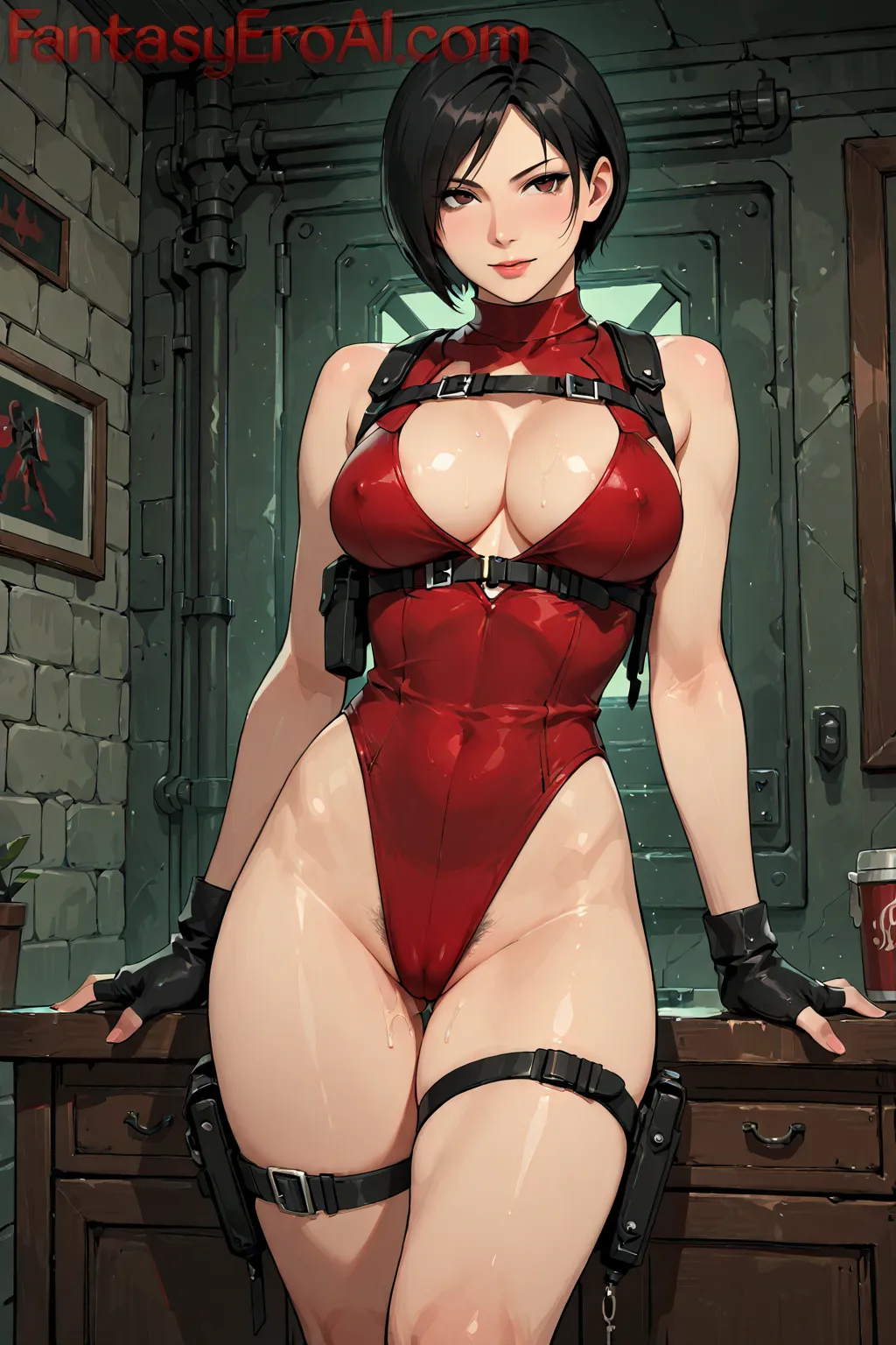 Arte hentai ilustración increíble de Anime Edit Cowboy Bebop Tokyo Revengers Fan Service Harem generado por IA