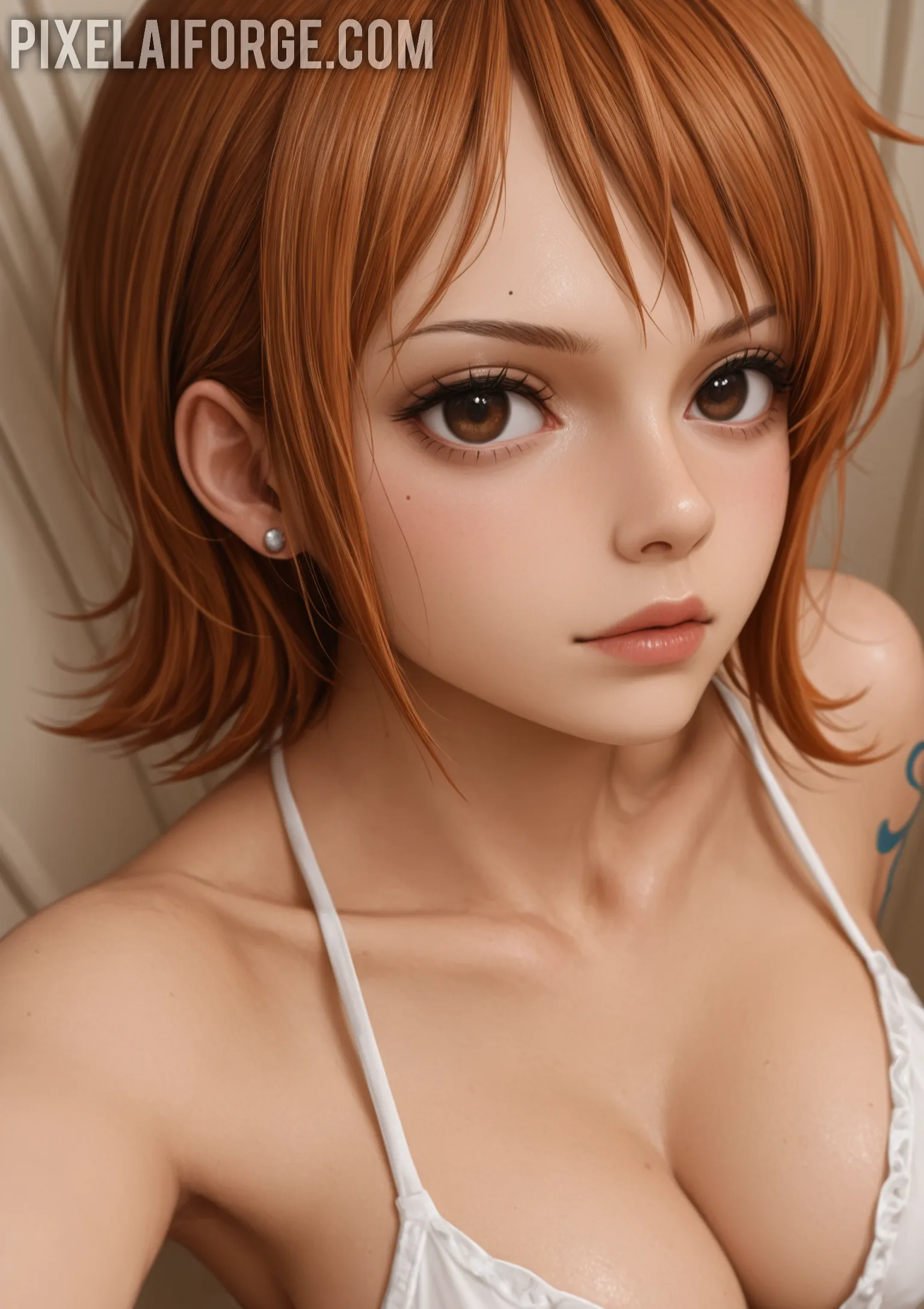 Arte hentai ilustración increíble de Anime Edit Hidive Anime Expo Goku Fan Service generado por IA