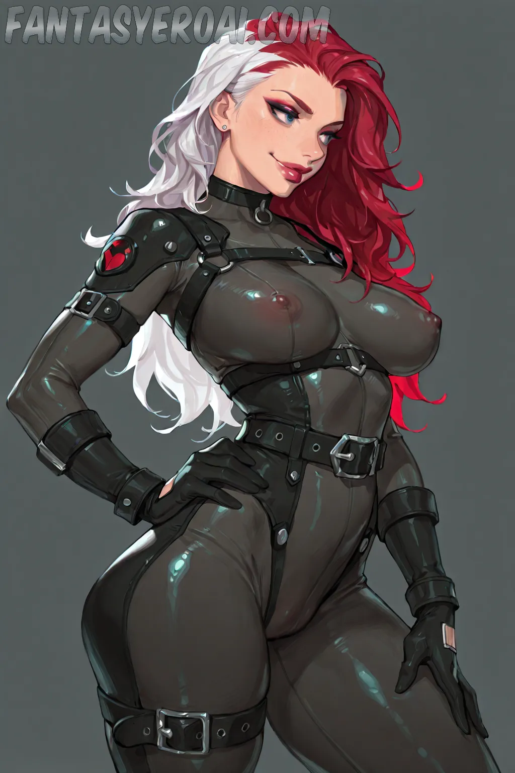 Arte hentai ilustración increíble de Anime En Esbabes generado por IA